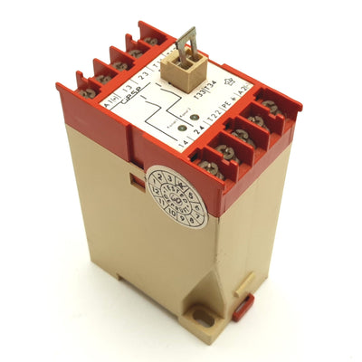 Used Riese RS-NAGS Safety Relay, 2x N/O Contacts, Coil: 110-127VAC, Rating: 6A 250VAC