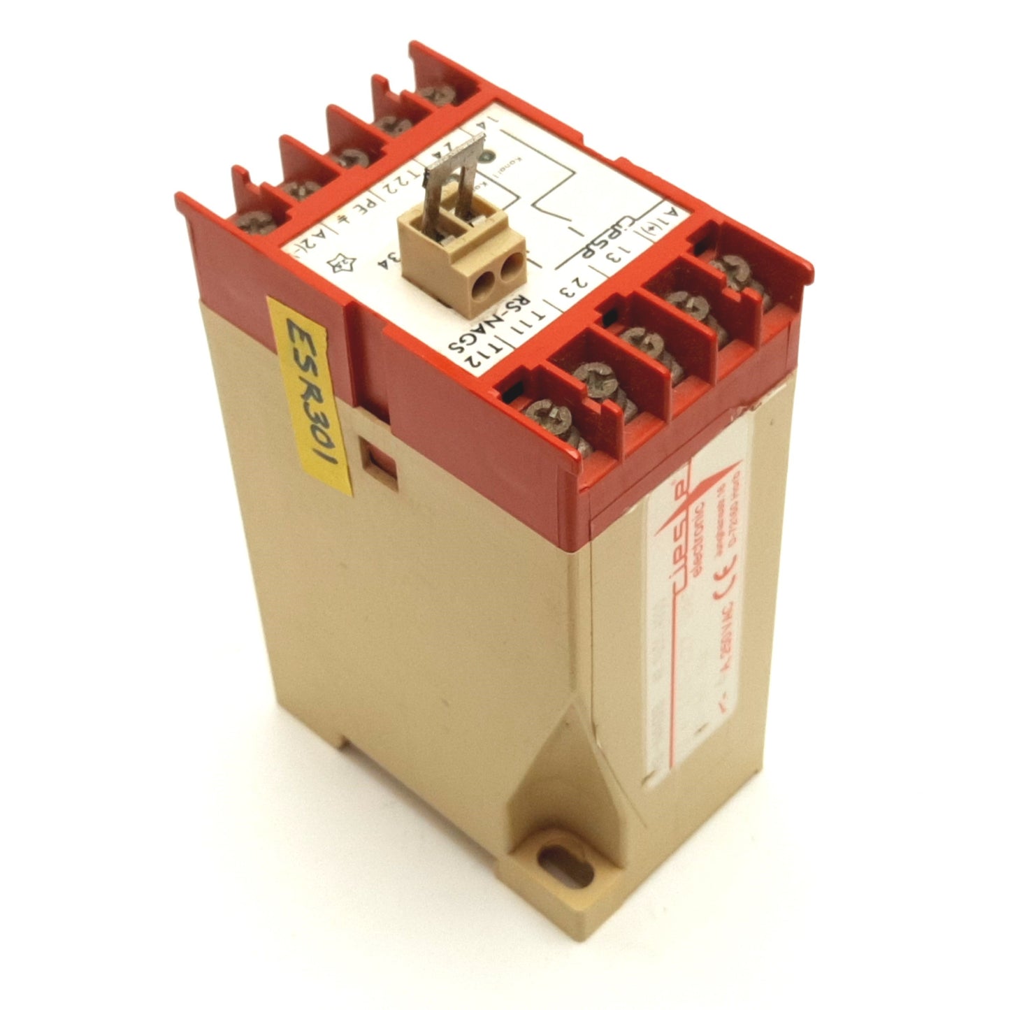 Used Riese RS-NAGS Safety Relay, 2x N/O Contacts, Coil: 110-127VAC, Rating: 6A 250VAC