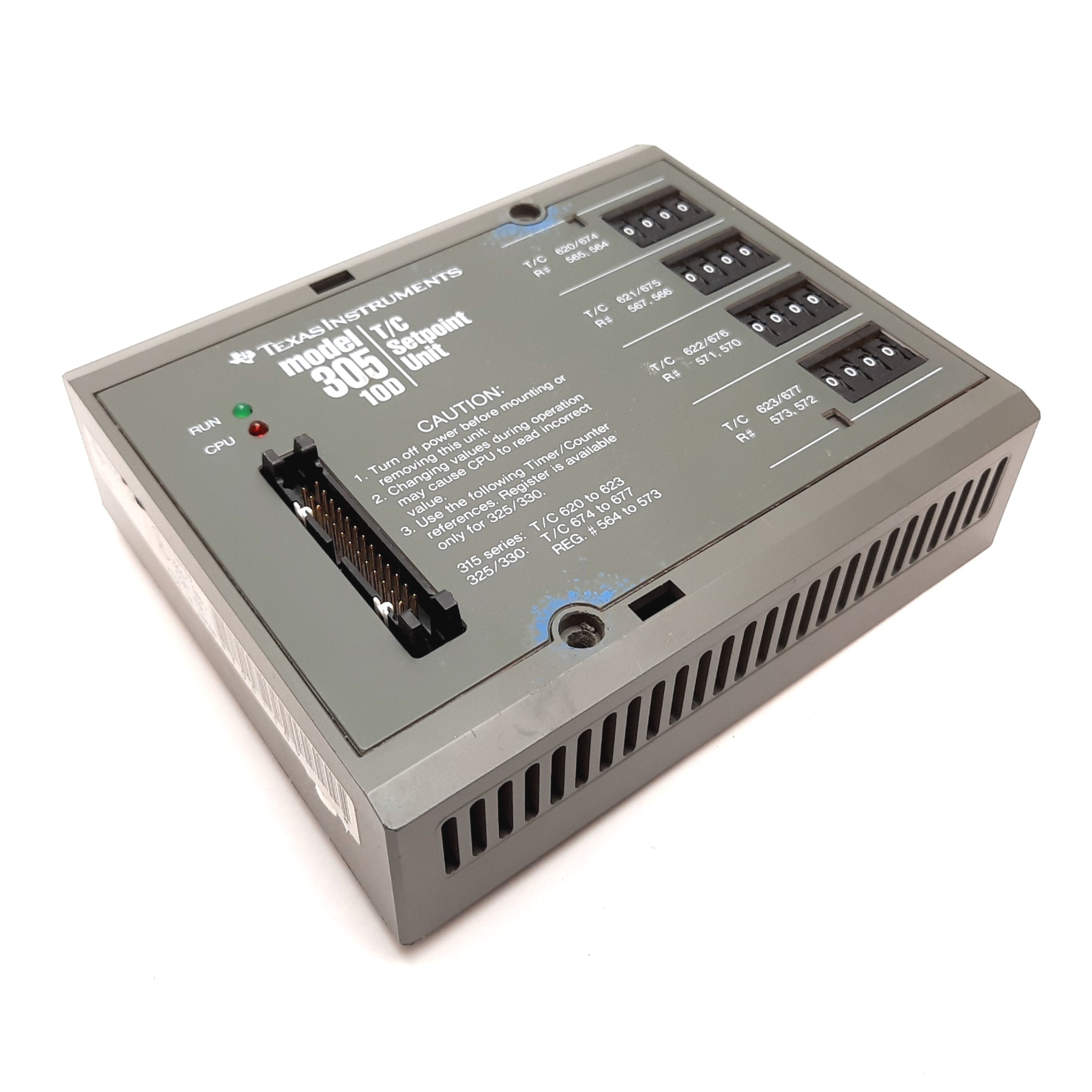 Texas Instruments 305-10D Timer Counter Setpoint Unit, 4x 4-Digit Thum ...
