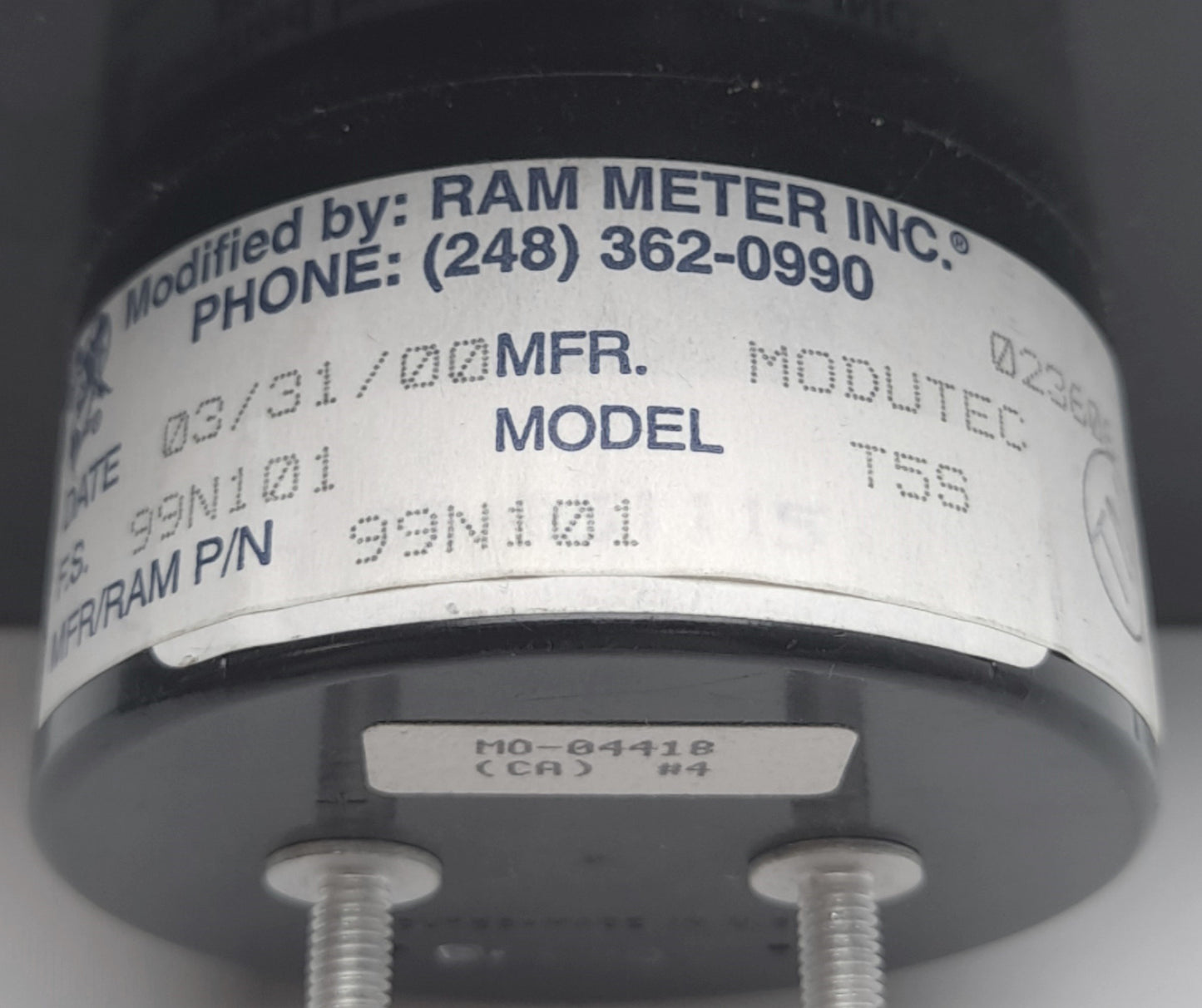 Used Modutec CMC 99N101 T5S Tension Meter Panel, Range: 0-100