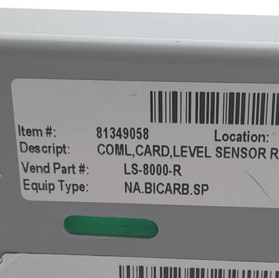 Used Babbitt LS8000/R Level Switch Receiver Card, 110VAC Power 2 Form C contacts DPDT