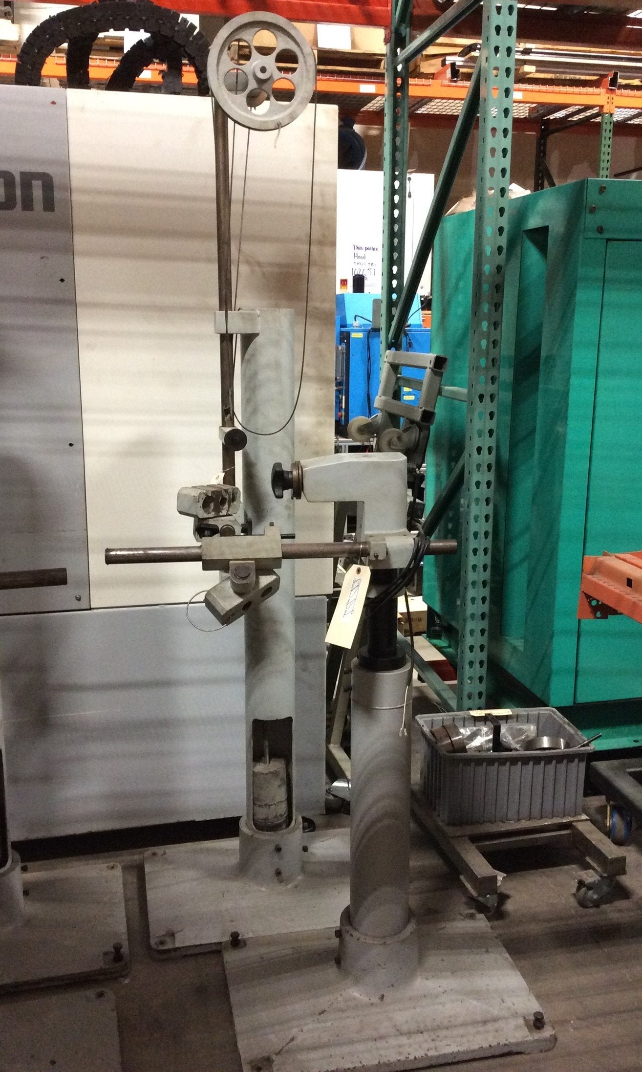 Used Gravity Bar Feeder Stand for Star SH-12 Swiss Type Auto CNC Lathe Screw Machine