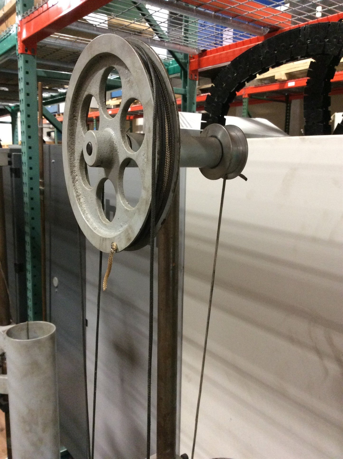 Used Gravity Bar Feeder Stand for Star SH-12 Swiss Type Auto CNC Lathe Screw Machine