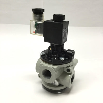 New – Open box Numatics NG4BAN522N68E30 Vacuum Poppet Valve, 3-Port 2-Position, NC, 1/2" NPT