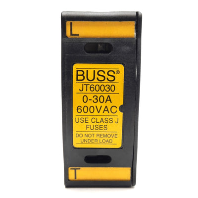 New Eaton JT60030 Bussmann Fuse Holder 0-30A 600VAC Class J Fuse, DIN Rail