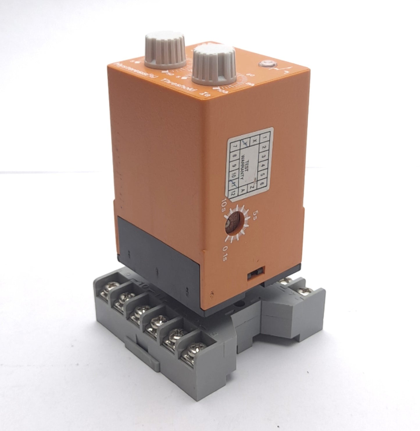 Used Crouzet LIAR.T-110VAC Current Control Relay, 110VAC Max Input, SPDT 10A Output