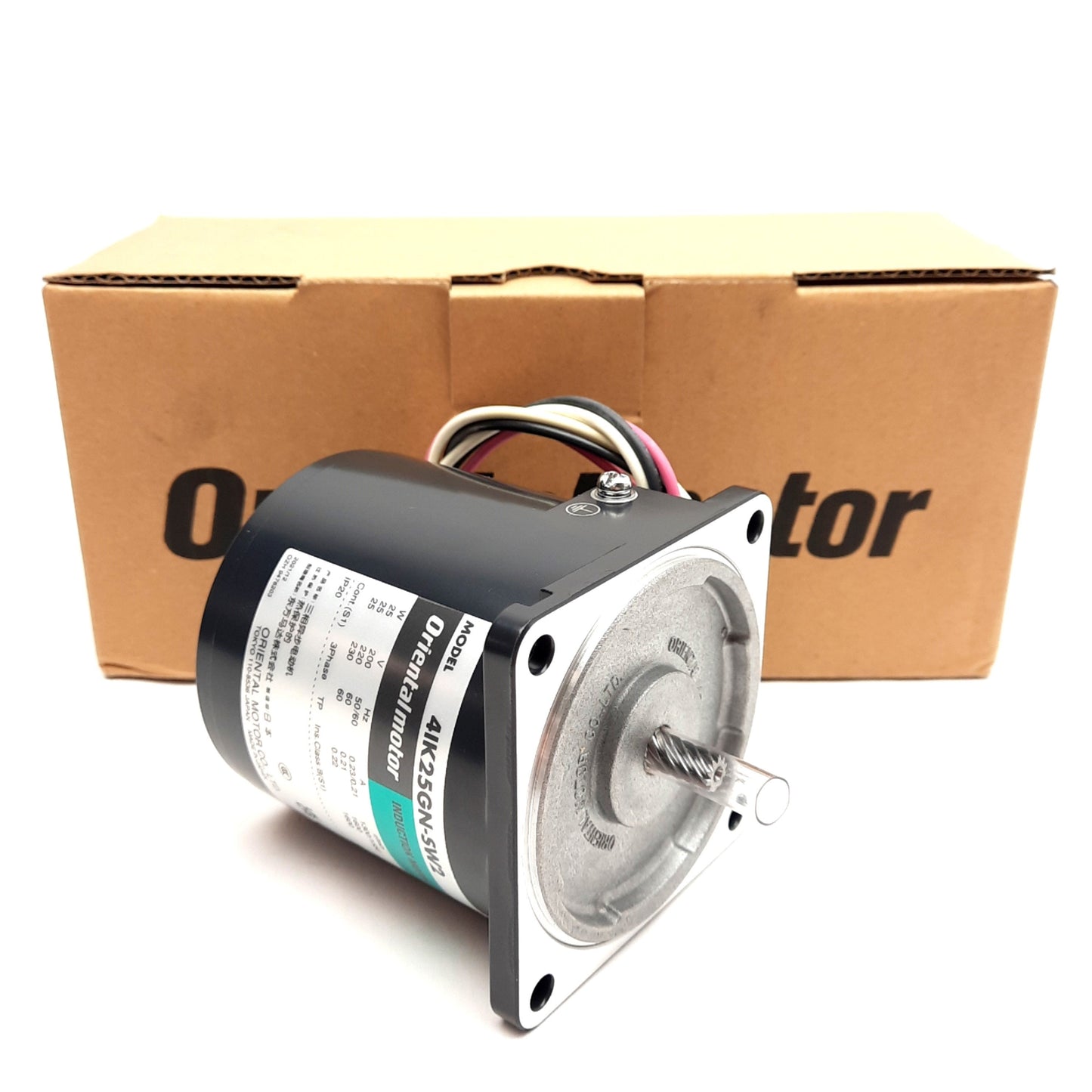 New Oriental Motor 4IK25GN-SW2 Induction Motor 25W 220VAC 3-Phase 1600RPM IP20