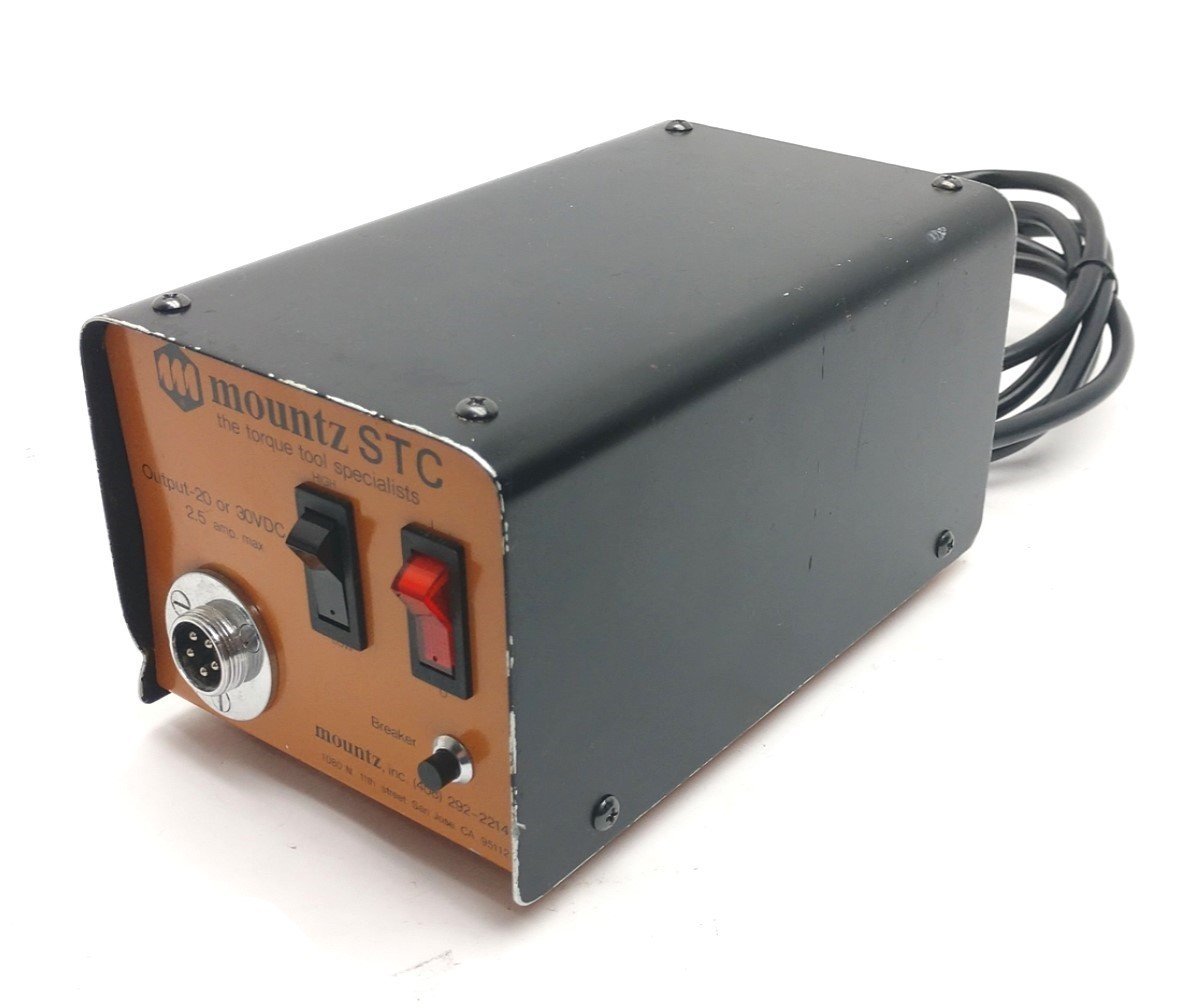 Used Mountz STC Electric Screwdriver Torque Tool Power Supply, Output 20 or 30VD 2.5A
