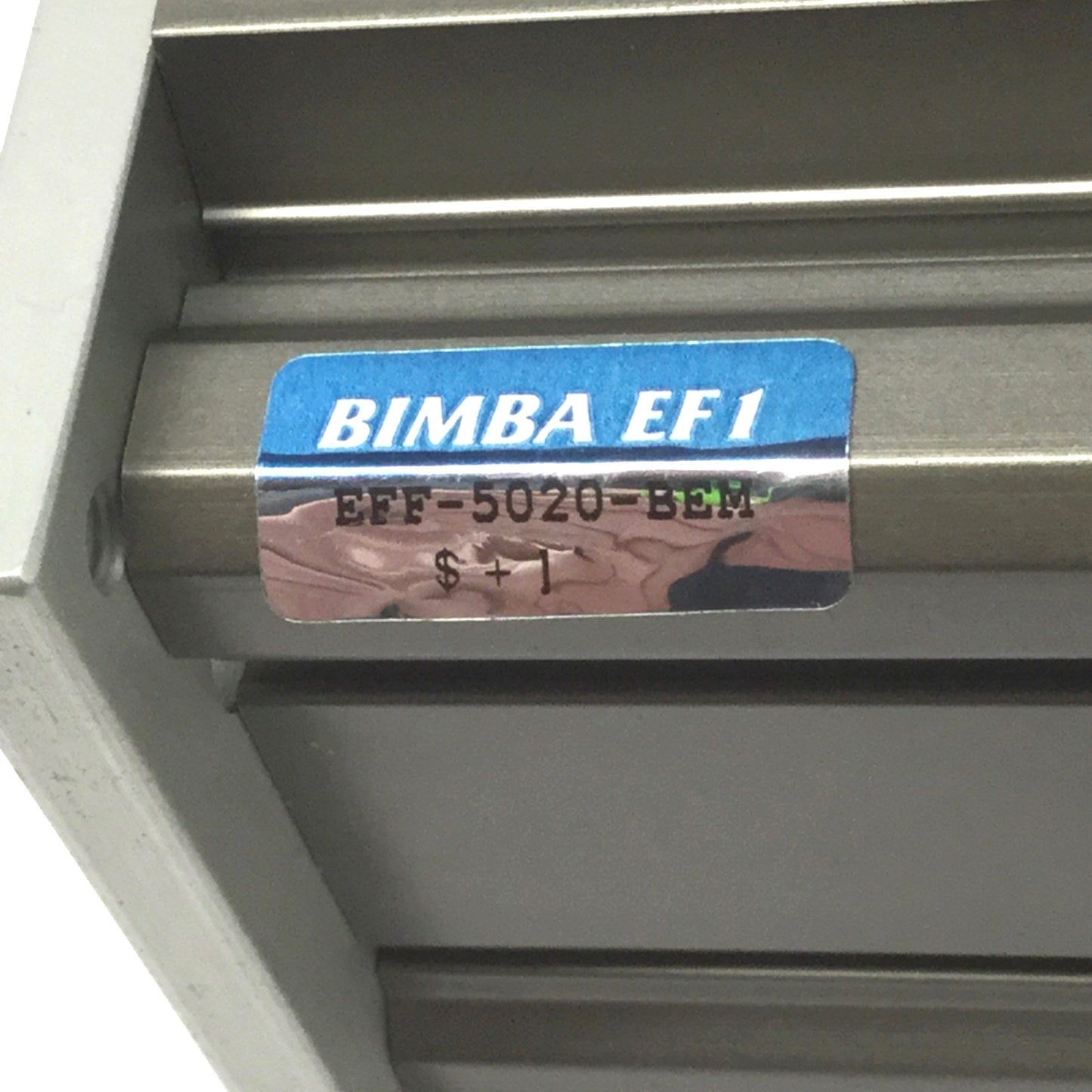 Used Bimba EF1 EFF-5020-BEM Flat Lift Table Compact Guided Air Cylinder, 20mm Stroke