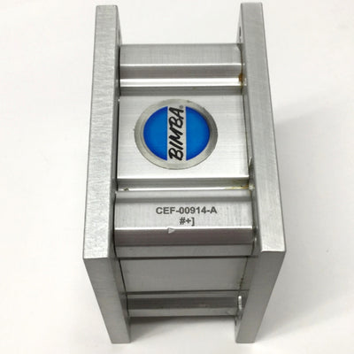 Used Bimba CEF-00914-A EFF Flat Lift Table Compact Guided Air Cylinder, 20mm Stroke