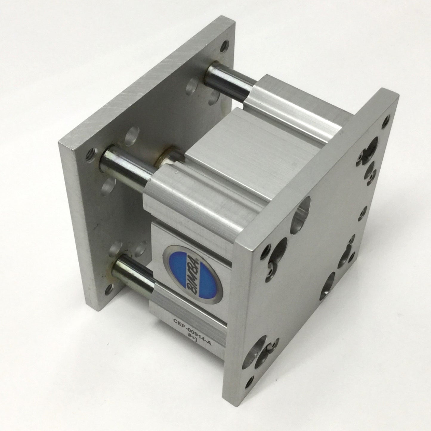 Used Bimba CEF-00914-A EFF Flat Lift Table Compact Guided Air Cylinder, 20mm Stroke