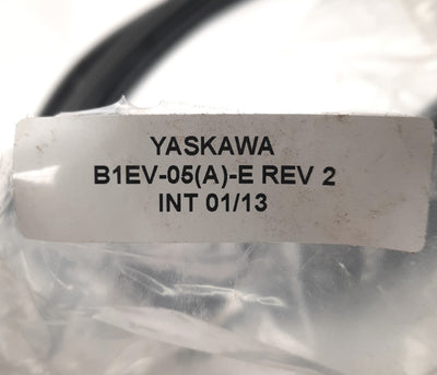 New – Open box Yaskawa B1EV-05(A)-E Servo Motor Power Cable, 200V, 1.0-2.5kW, 5m Length, Value