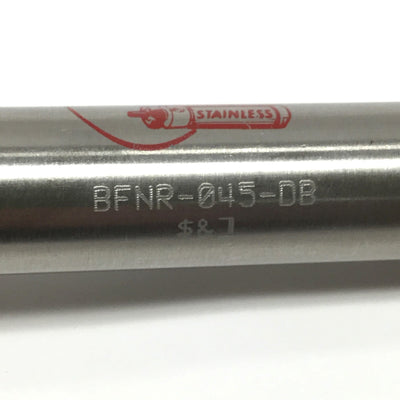 New – Open box Bimba BFNR-045-DB Non-Rotating Block Mount Air Cylinder 3/4" Bore, 5" Stroke