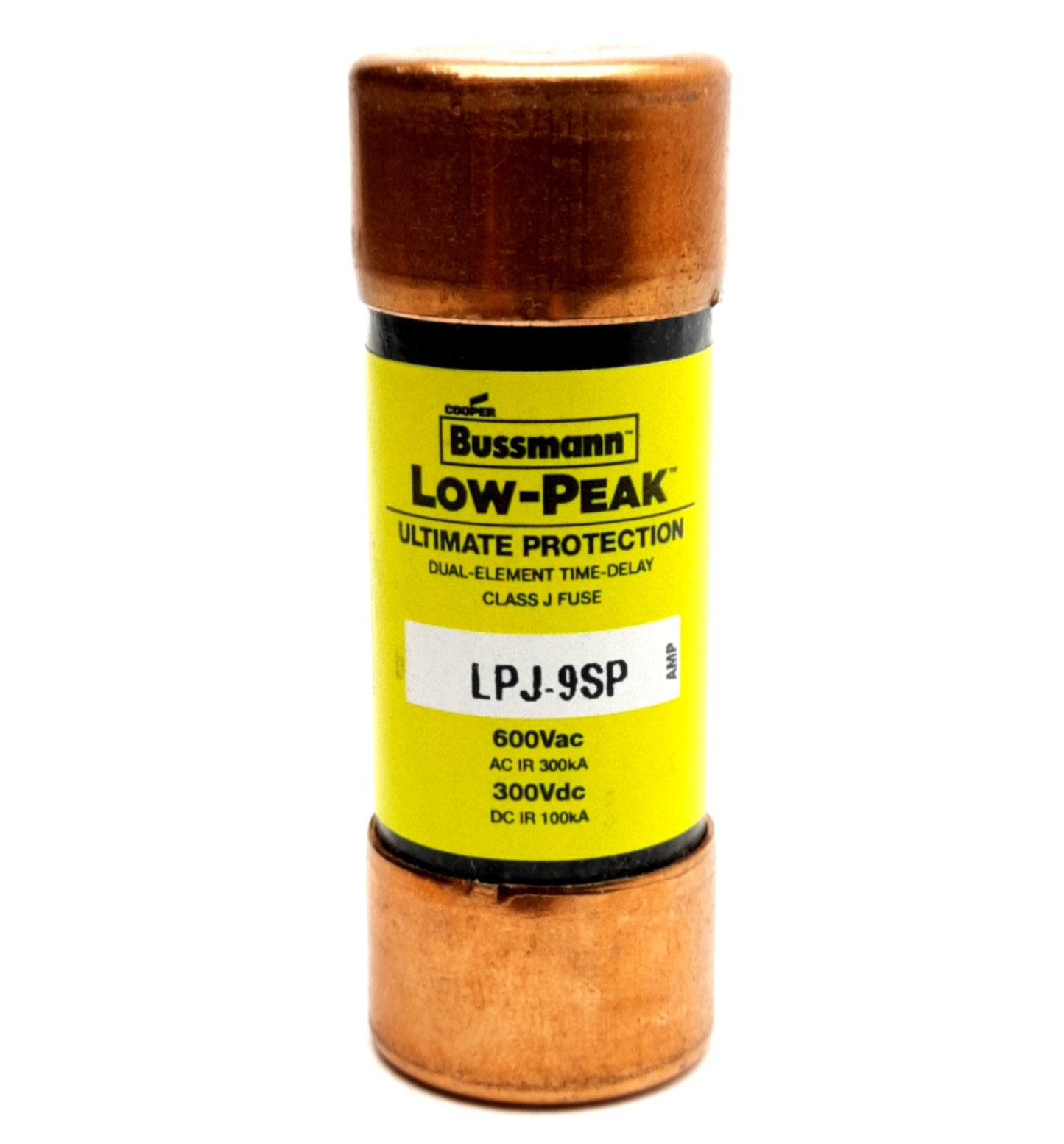 New – Open box Eaton Bussmann LPJ-9SP Time Delay Fuse, Rating: 9AMPS, 600VAC, 13/16 x 2-1/4"