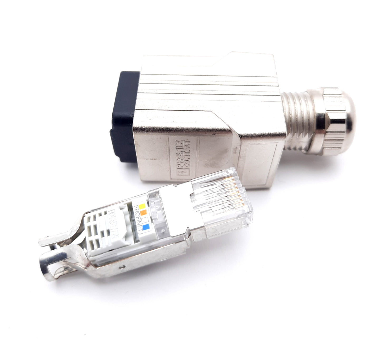 New Pepperl Fuchs ICZ-AIDA1-V45 Plug Connector For RJ-45 4 Pin 50V 1.75A