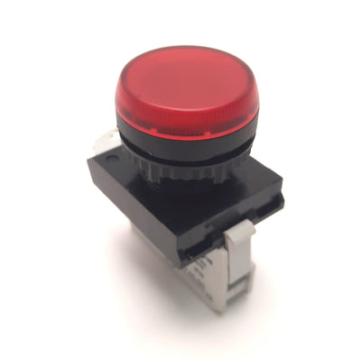 Used BACO L20SC10L Pilot Light With 33EARL 24v Light Block, Red, 24v AC/DC, 22mm