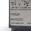 Used ABB FS524 SR2P-06 Relay Output Flasher Timer, DIN Rail Accessory, 24VAC/DC Input