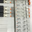 Used SMC VV5Q1 Manifold w/Solenoid Valves (3x) VQ1130-5-C0, (1x) VQ1130-5-N7-P, 24VDC