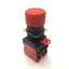 Used Omron A22E-S-02 Mushroom Safety Switch With Two A22-01 NC Contacts, 240v AC 6A
