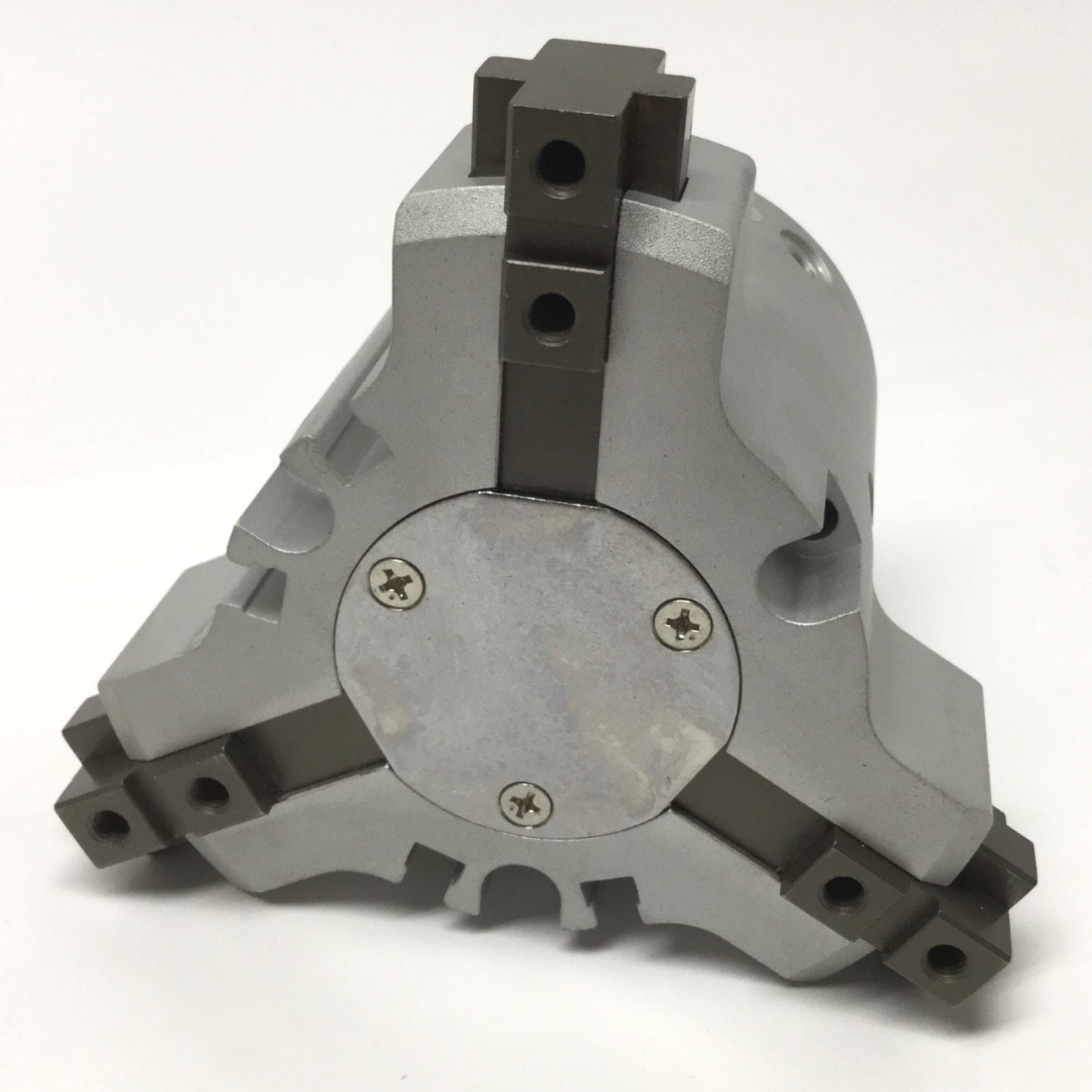 Used SMC MHSL3-50D Parallel Pneumatic Air Gripper, 3-Finger, 50mm Bore, 187N Force