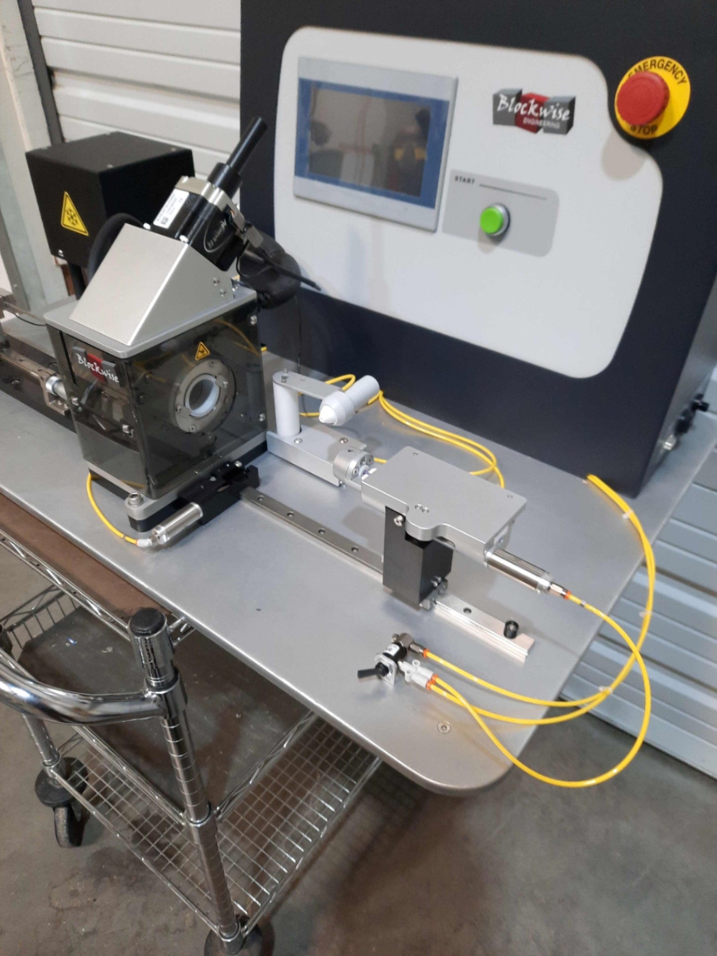 Used Blockwise LX Stent Loading Machine w/Zero-G RZE62 Ø0-30 x 62mm Stent 120/240VAC