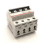 Used ABB S203-K25NA Circuit Breaker, 3-Poles+N, 400v AC 25A, 10kA, DIN Rail Mount