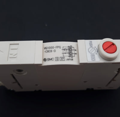 New SMC VQ1000-FPG-C6C6-D Check Block Solenoid Valve 0.1-0.7MPA 12-24VDC 100-220VAC