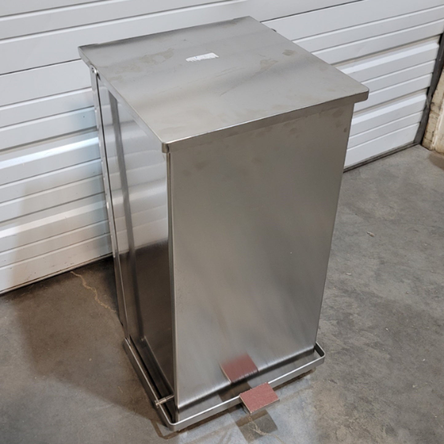 Used Terra Universal 1456-18B BioSafe Stainless Steel Waste Receptacle 24Gal 15x15x30