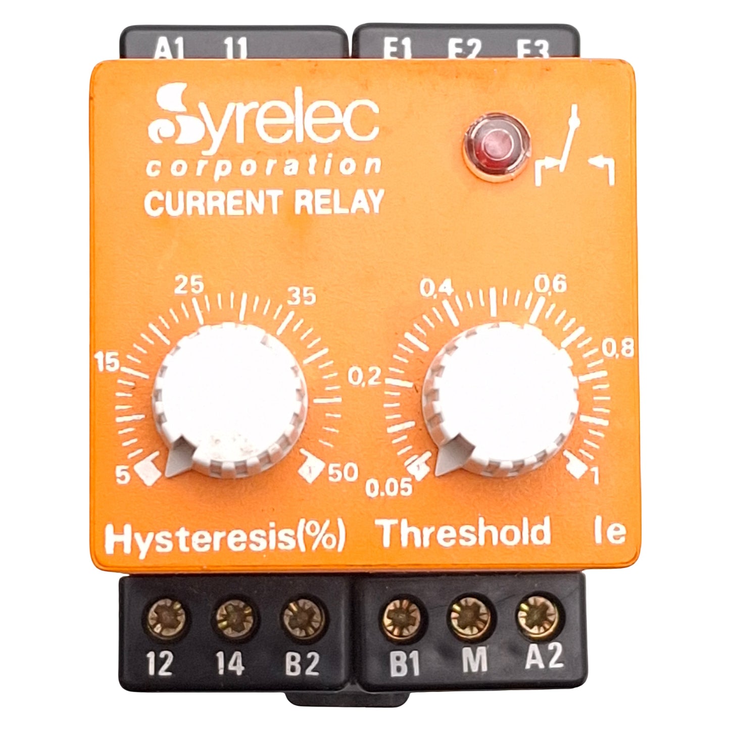 Used Crouzet DIR.T-110A Current Control Relay, 110VAC Max Input, SPDT 10A Output