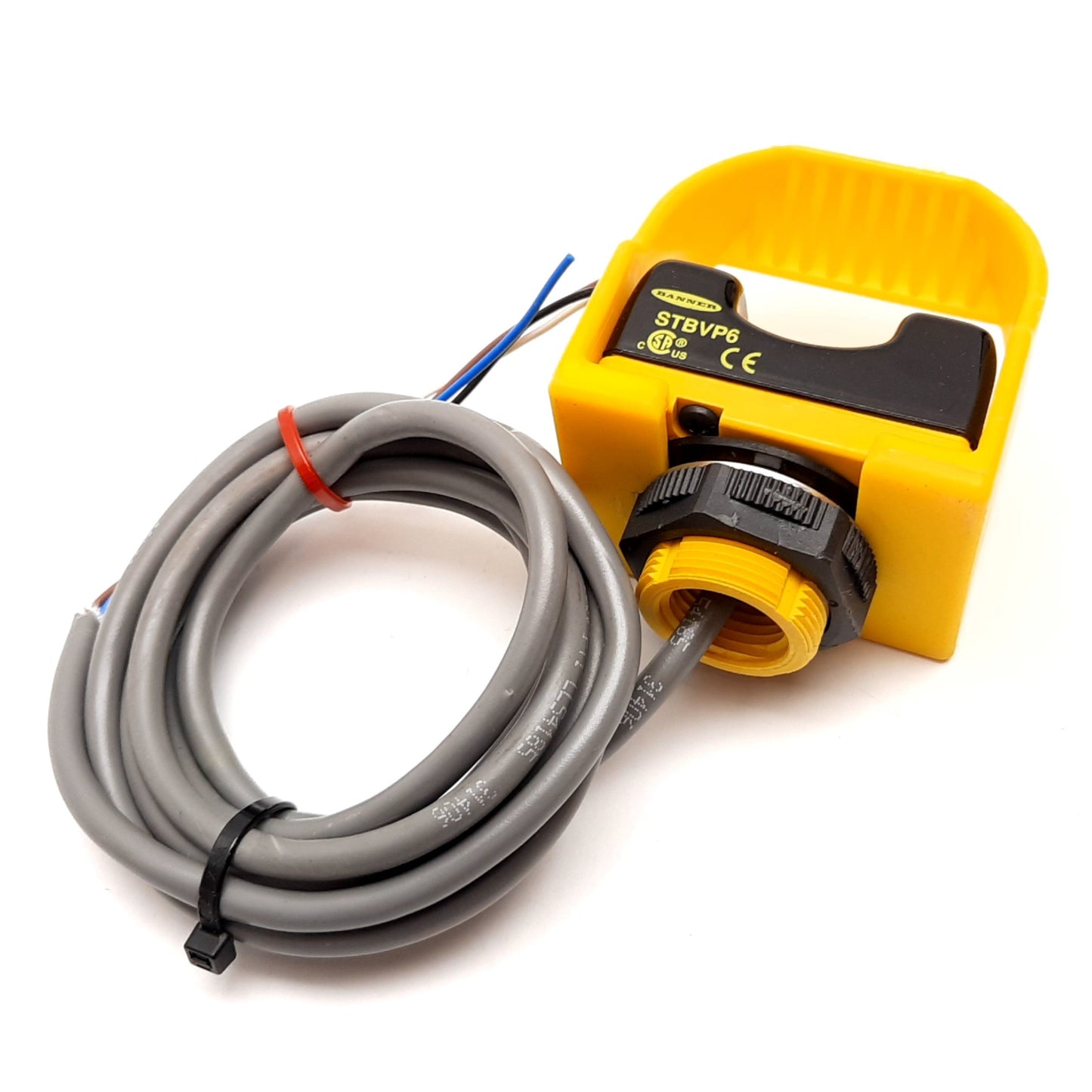 Used Banner STBVP6 Self-Checking Optical Touch Button Switch, 10-30VDC, 4-Wire PNP