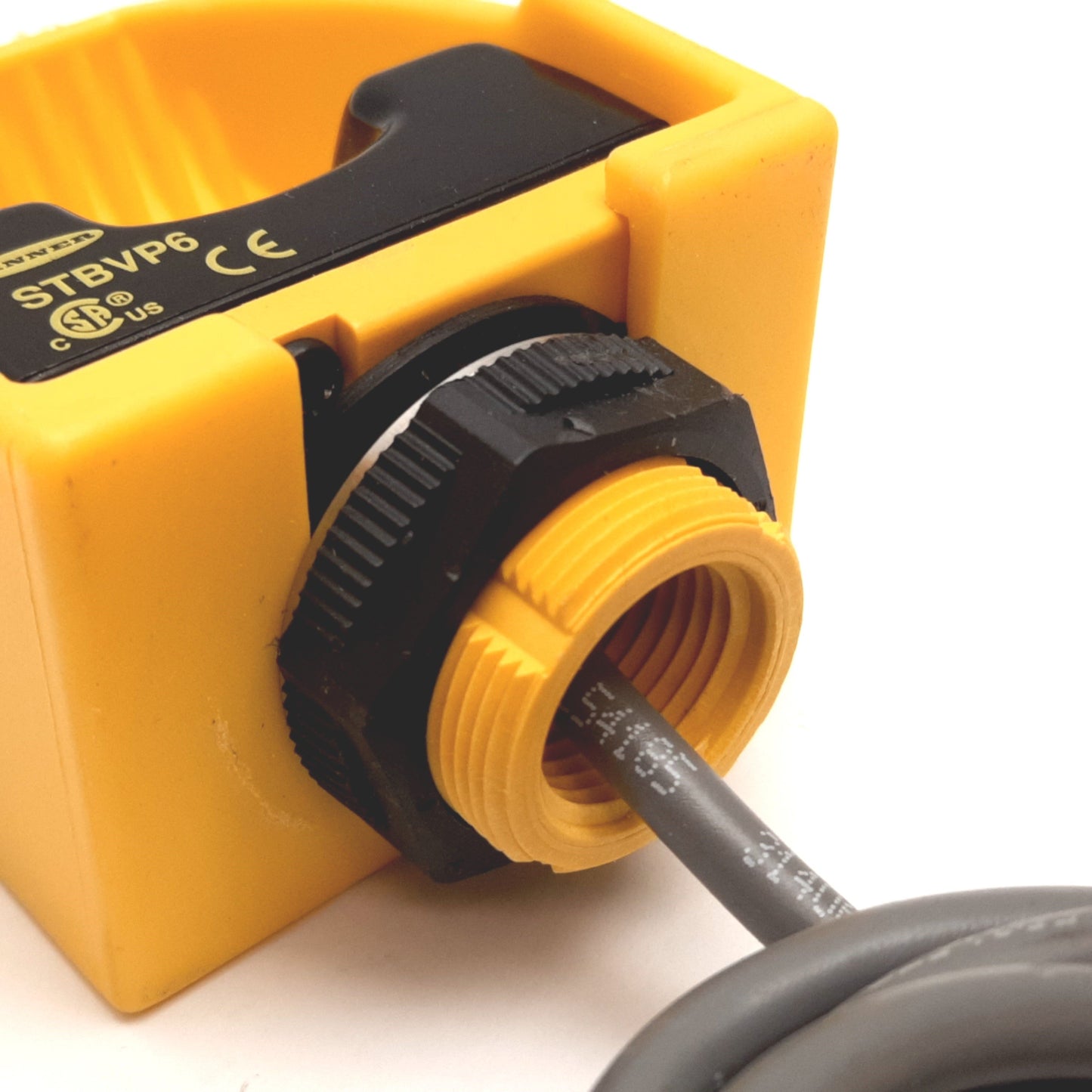 Used Banner STBVP6 Self-Checking Optical Touch Button Switch, 10-30VDC, 4-Wire PNP