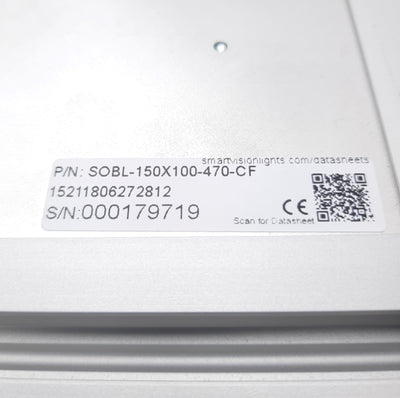 New Smart Vision SOBL-150X100-470-CF LED Back Light 6"x4" 24VDC 0.30A IP50