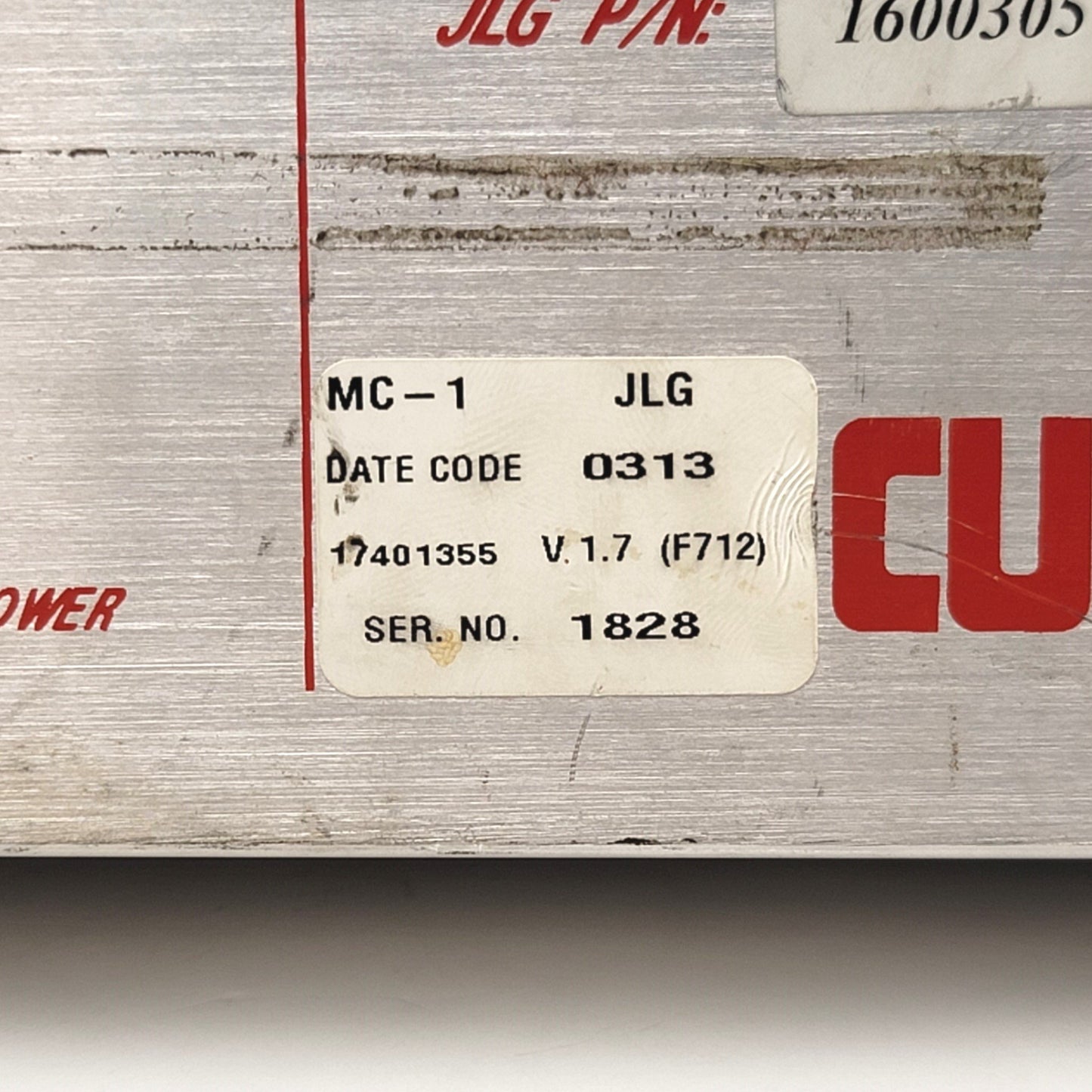 Used JLG CURTIS MC-1 1600305 Ver 1.7 Micro Processor Controller For JLG Man Lift