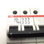 Used ABB S273-K2A Mini Circuit Breaker, 3-Poles, 400v AC, 2A, DIN Rail Mount