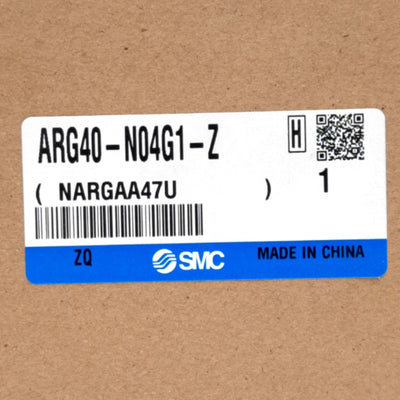 New SMC ARG40-N04G1-Z Pneumatic Regulator, 7~125psi, 1/2"NPT, 1.0MPa In