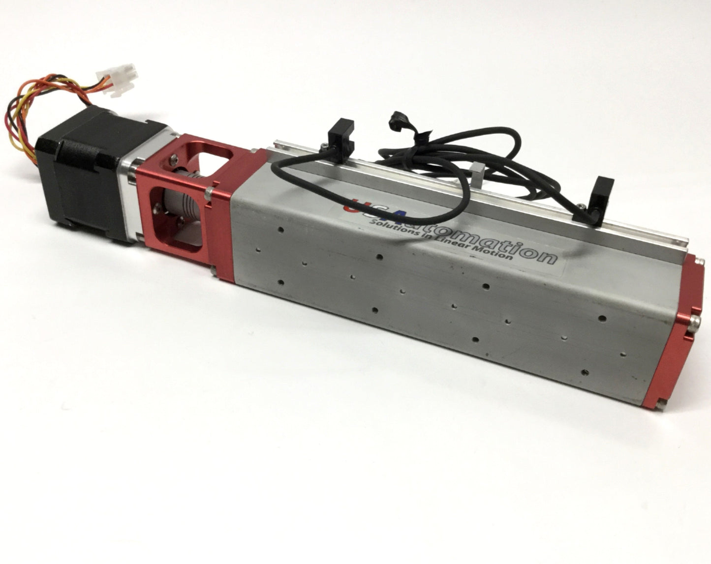 Used USAutomation USM42-120-NS-1 Stepper Motor Linear Position Actuator 120mm Travel
