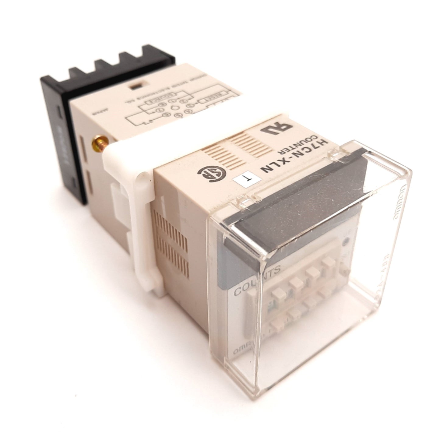 Used Omron H7CN-XLN Counter, Source: 100-240VAC, Contact: 3A 250VAC, Speed: 30cps