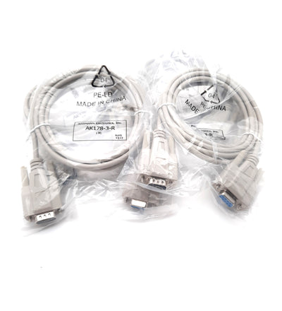 New Lot of 4 Assmann Electronics AK178-3 CABLE ASSY D Sub DB09 9 Pin Male to Female
