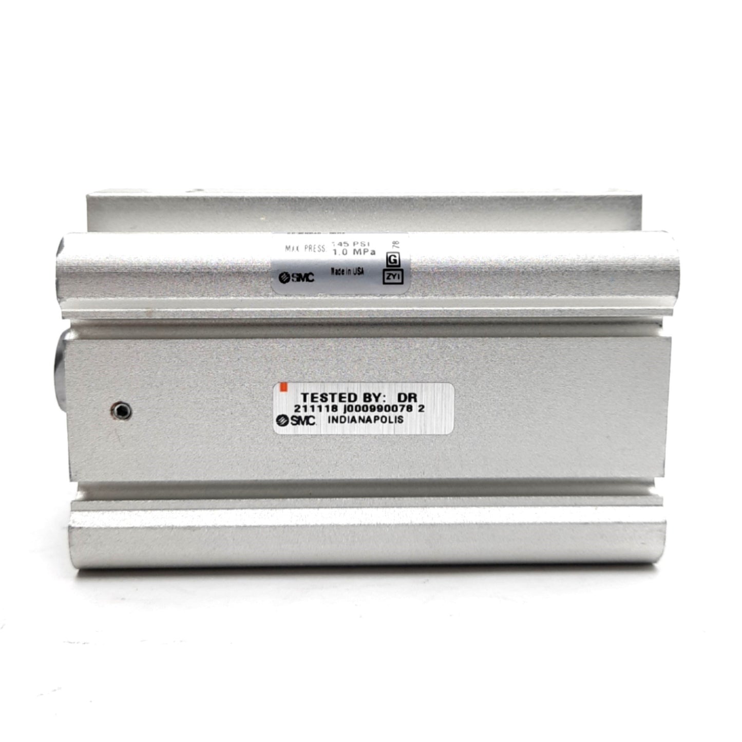Used SMC CDQ2KB40-50DZ Compact Pneumatic Cylinder, 40mm Bore, 50mm Stroke, 1.0MPa Max