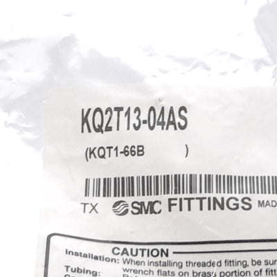 New – Open box Lot of 9 KQ2T13-04AS SMC Pneumatic Tee Fittings 1/2" Tube to 1/2" R,Rc