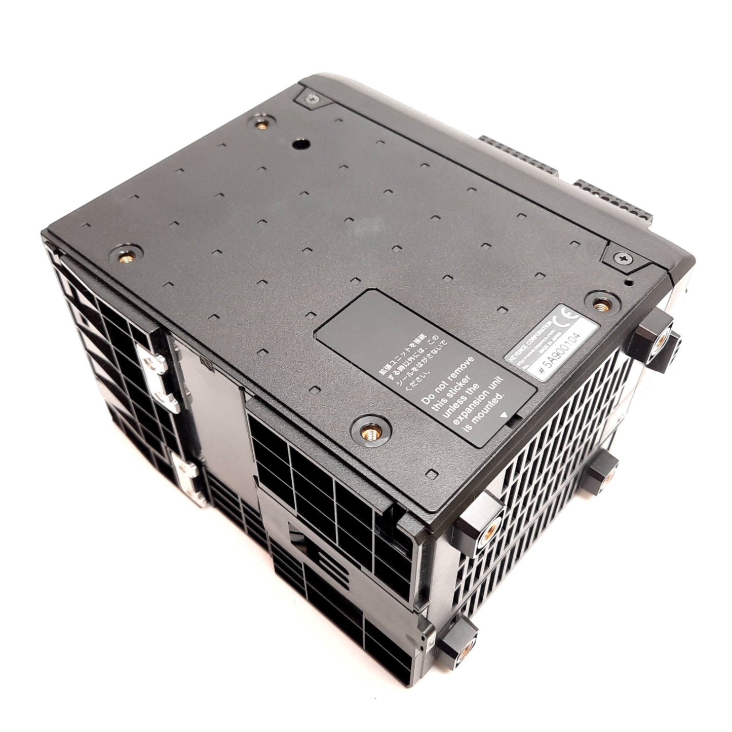Used Keyence CV-5002 Digital Image Sensor/Controller, 2x Camera Inputs, 24VDC 2.2A