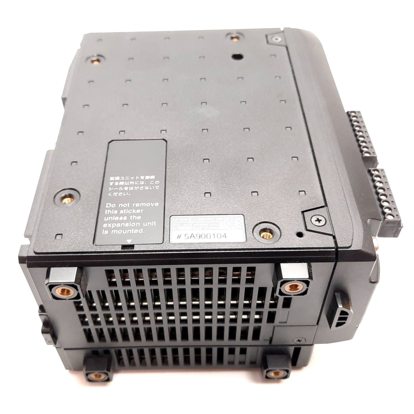 Used Keyence CV-5002 Digital Image Sensor/Controller, 2x Camera Inputs, 24VDC 2.2A