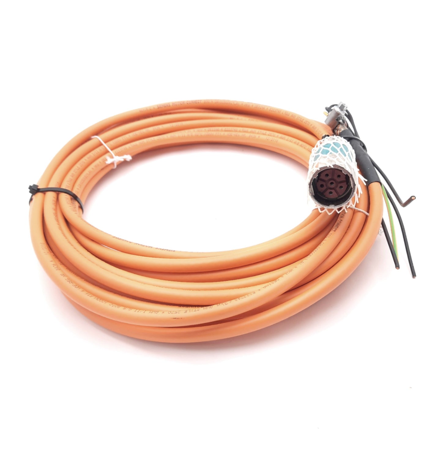 New Siemens 6FX5002-5CG10-1BA0 Power Cable 600-1000V, 10m, 1/M23, 4 Flying Leads