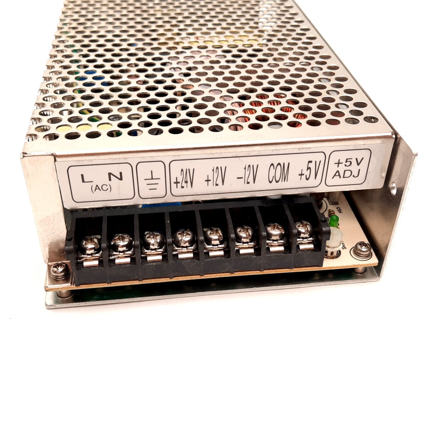 Used Mean Well Q-120D Power Supply, Input: 100-120/200-240VAC, Output: 5/±12/24VDC