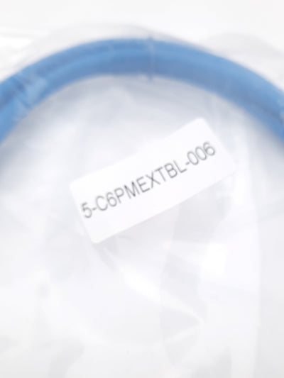 New Lot of 2 Network 5-C6PMEXTBL-006 CAT6 Panel Mount Extension Cable 6FT 24AWG