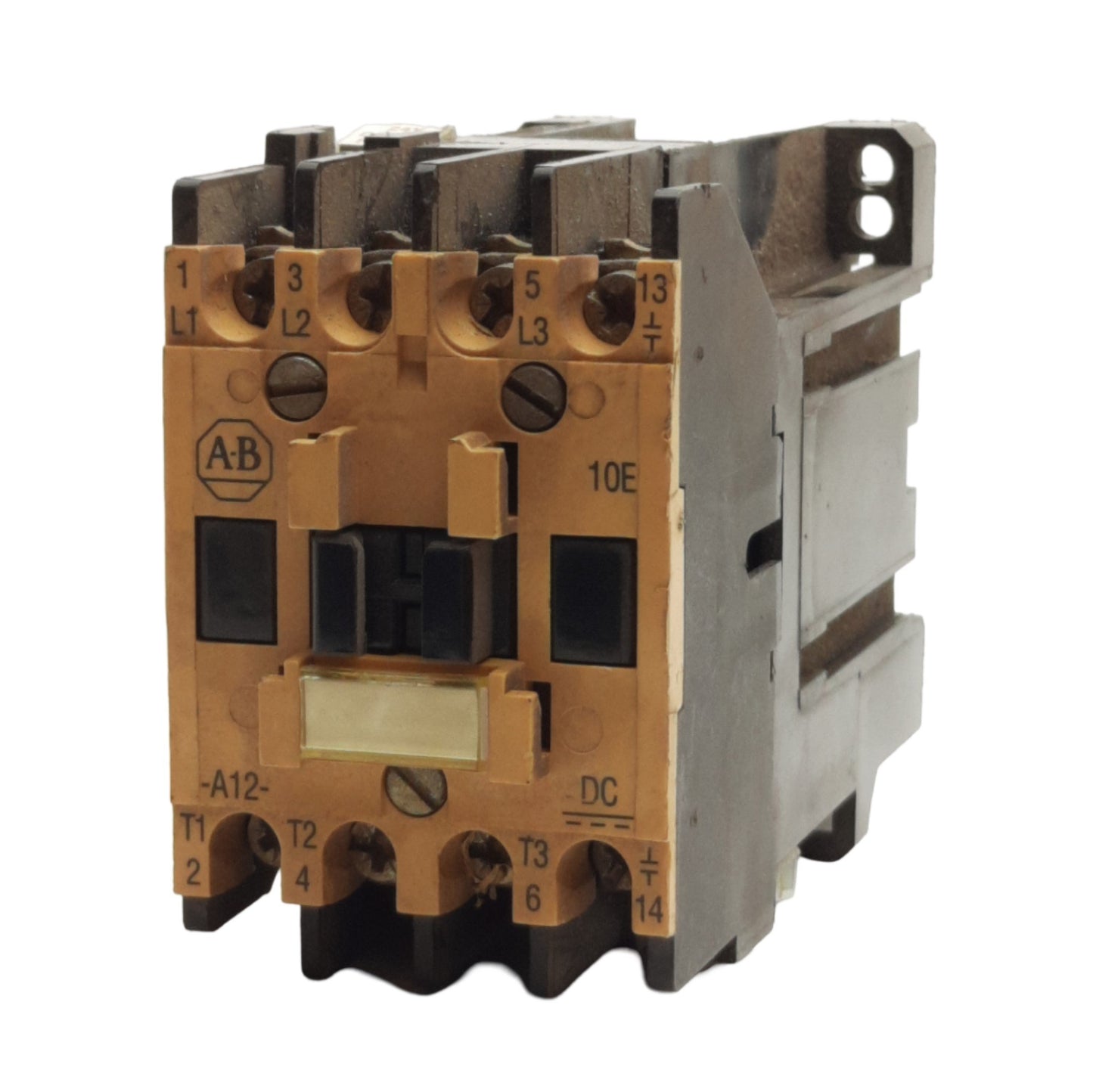 Used Allen Bradley 100-A12NZ243 Contactor, 3-Pole, 12A 600V AC, 24V DC Coil