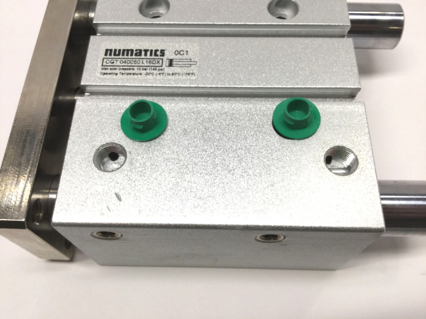 New – Open box Numatics CGT040050L16DX Ball Bearing Guided Air Cylinder 40mm Bore, 50mm Stroke