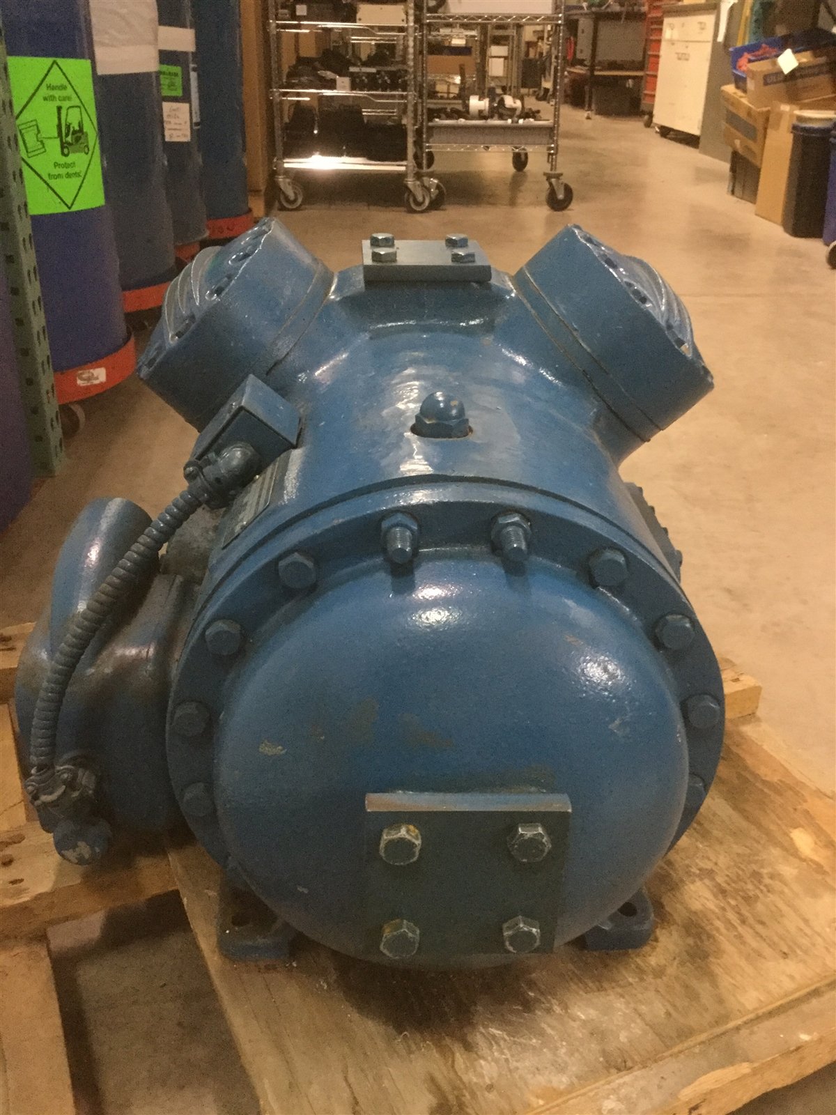 Used Carrier Model 06G Reciprocating Semi-Hermetic Compressor 208VAC 3-Ph, 15HP