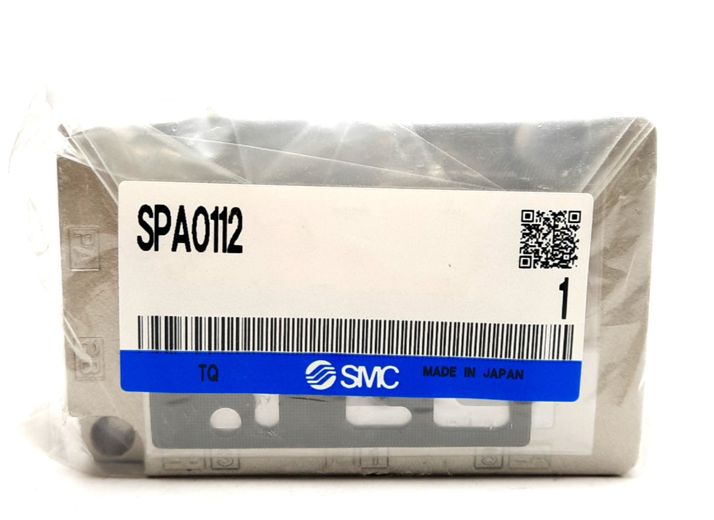 New Lot of 5 SMC SPA0112 Solenoid Valve Subplates, Ports: 1/8" NPT & 1/4" NPT