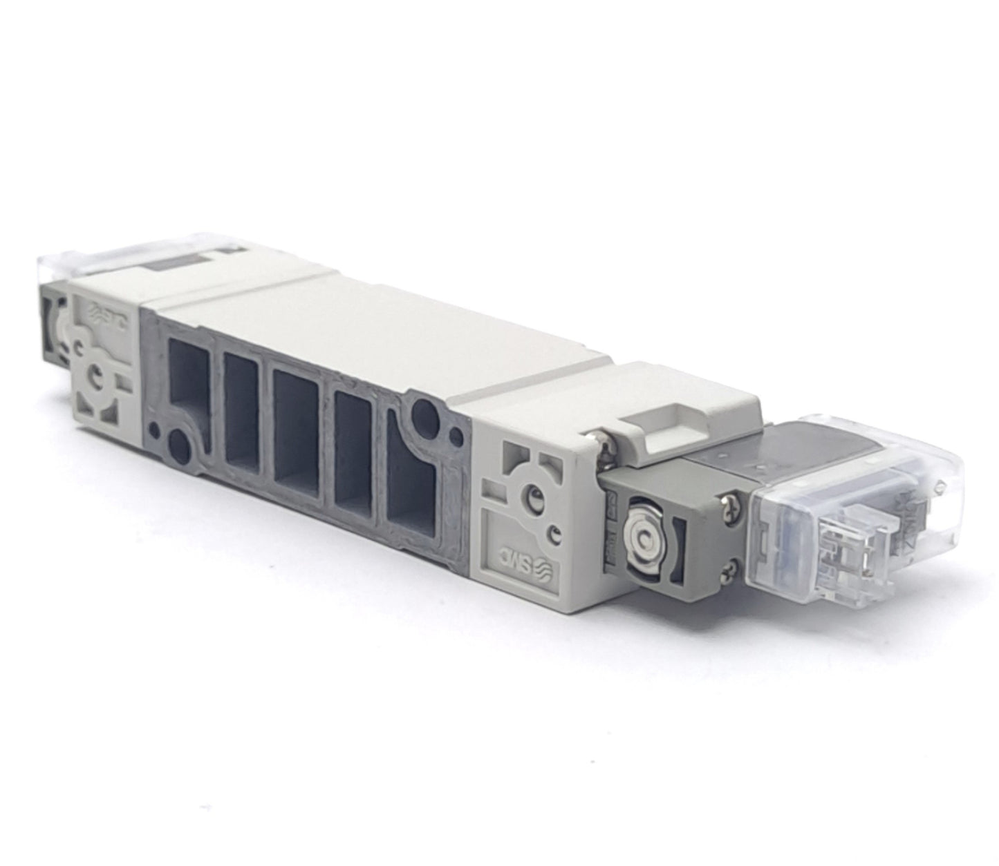 New SMC SY7240-3LOZ Solenoid Valve, 110VAC, 0.1-0.7MPa, L-Type Plug No Connector